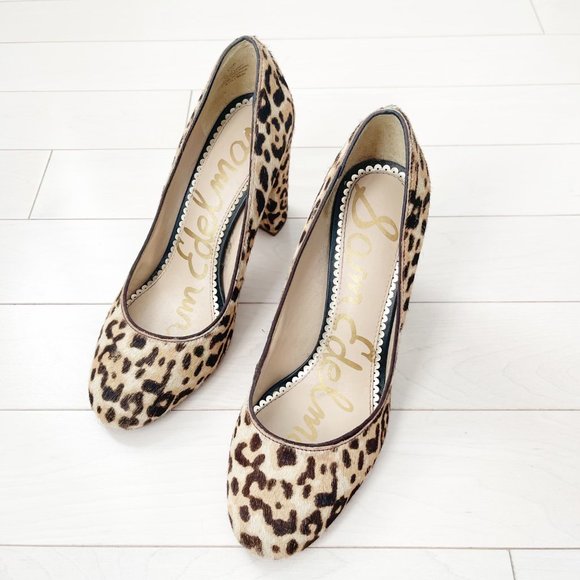 ✨ EUC Cheetah Print Pumps | Sam Edelman - Picture 1 of 7